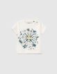 Gebroken wit T-shirt bio gitaren babyjongens-1