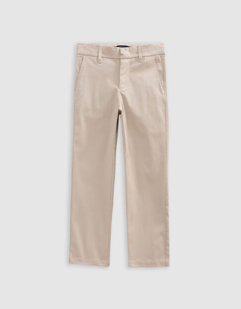 Pantalon de costume cérémonie beige garçon - IKKS