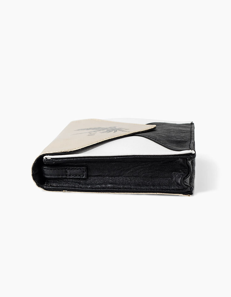 Sac-pochette bandoulière noir à perroquet fille-6