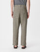 Pantalon battle gris motif rayures Homme-2
