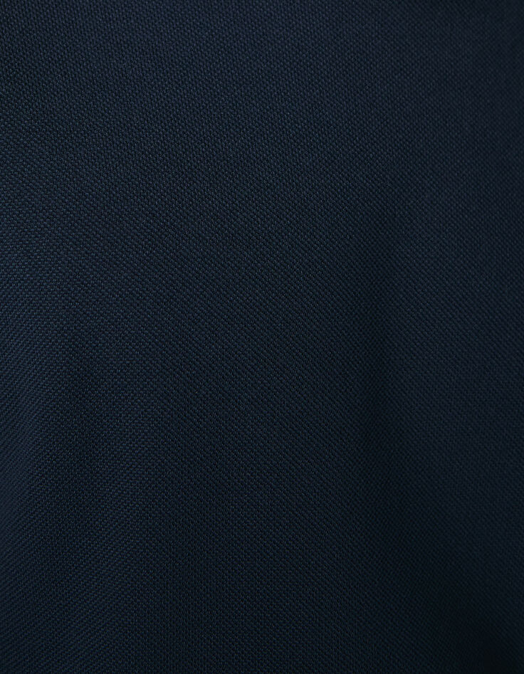 Marineblaues Herren-T-Shirt aus SEAWOOL&reg; Piqu&eacute;-4