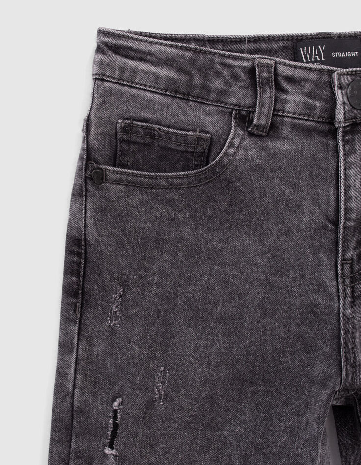 Medium Grey Relaxed-Jungenjeans mit Used-Optik -5 Medium Grey Relaxed-Jungenjeans mit Used-Optik -5