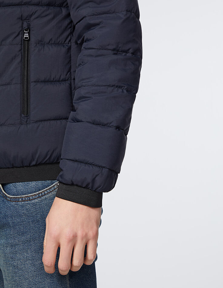 Anorak fino marino con capucha Hombre-4 Anorak fino marino con capucha Hombre-4