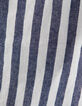 Boys' navy Bermuda shorts with ecru stripes-6