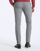 Graue Herrenanzughose mit Glencheck-Karomuster Travel Suit-3