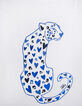Weißes Mädchen-T-Shirt mit Leopard und Herz-5