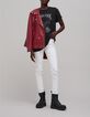 Camiseta negra oversize visual panther de mujer-1