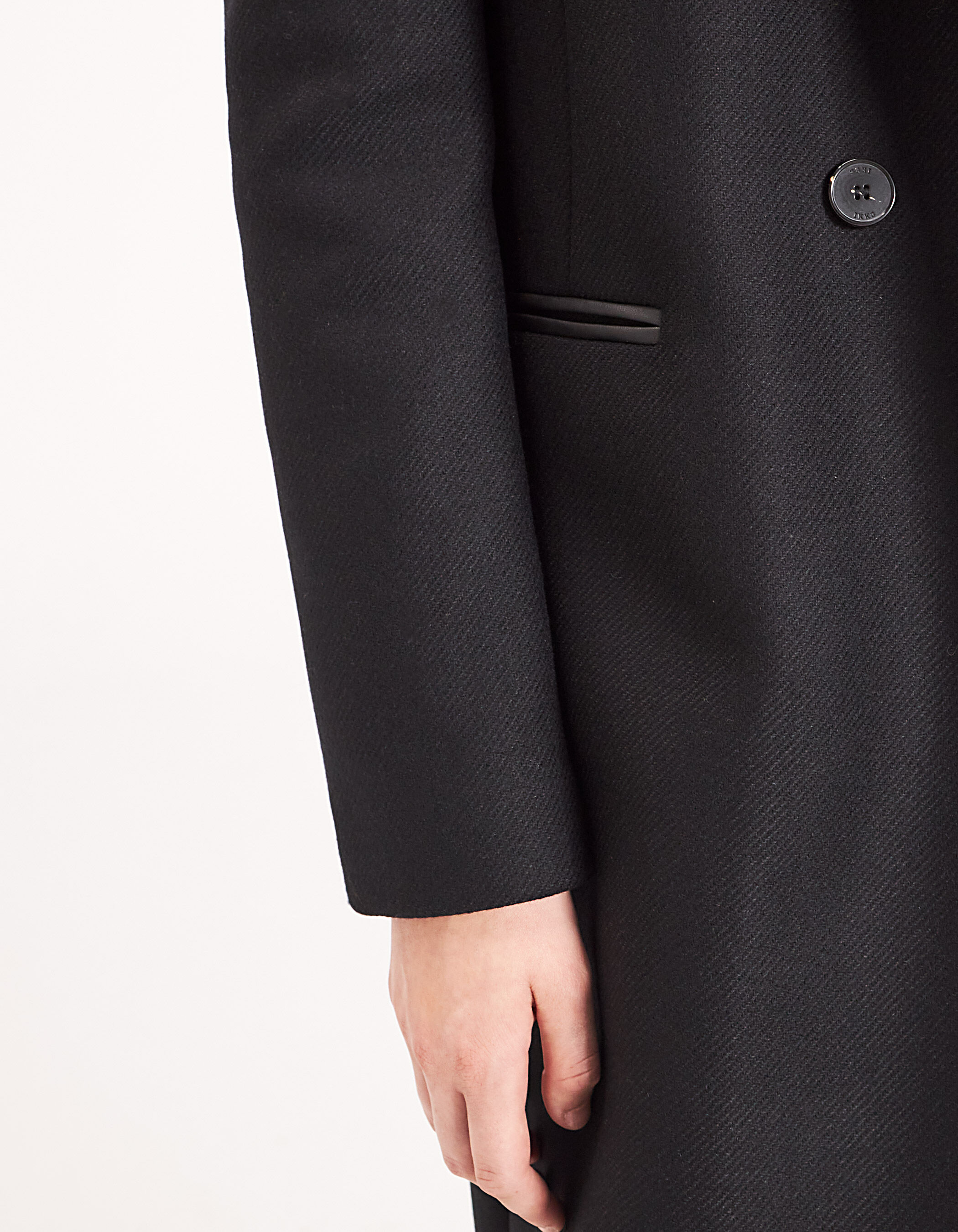 Manteau noir ikks femme outlet