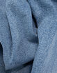 Women's straight waterless button-down denim jeans-8