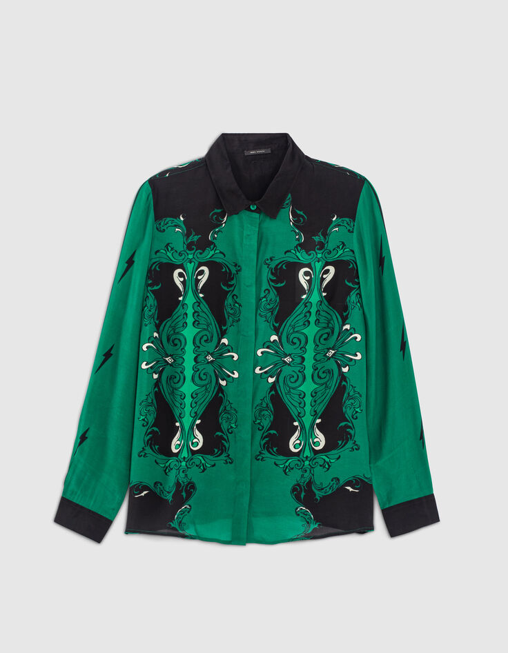 Camisa viscosa estampado mujer-1