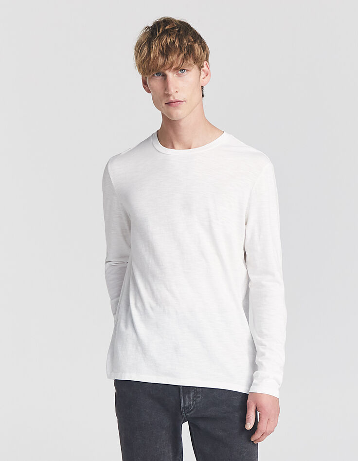 Men’s charcoal grey and white 2-in-1 T-shirt-2 Men’s charcoal grey and white 2-in-1 T-shirt-2