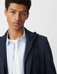 Veste marine avec parementure amovible Homme-3