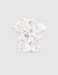 Tee-shirt blanc French West Coast bio bébé garçon -3