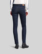 Jean SLIM taille basse brut femme-3