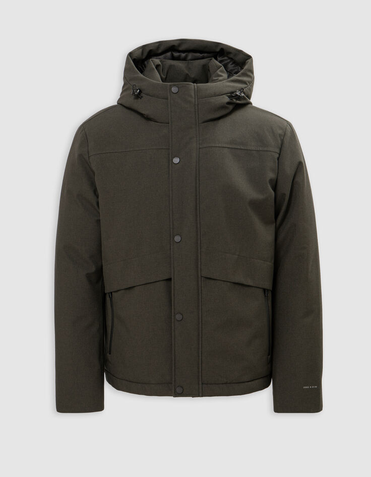 Men's WATERPROOF BREATHABLE granulated nylon khaki jacket-6