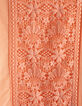 Blouse corail à manches volantées fille-4