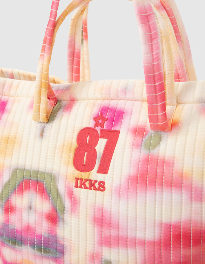 Oversize-Damencabastasche aus Boutis mit Tie-Dye-Print - IKKS