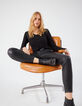Women’s black organic cotton long sleeve T-shirt-4