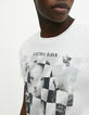 Off White Herren-T-Shirt mit Arty-Zielflagge-4