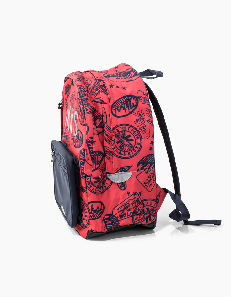 Boys' red IKKS backpack -2