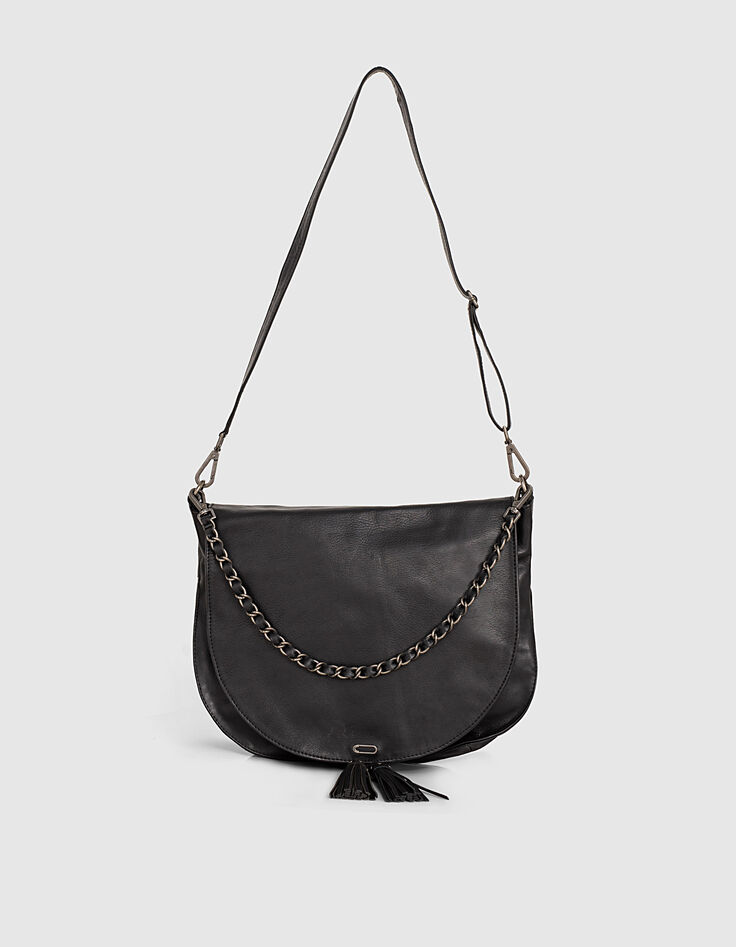 Leren schoudertas voor dames-5