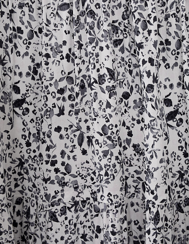 Vestido blanco roto estampado acuarela niña-5