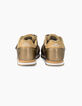 Girls' gold trainers-3