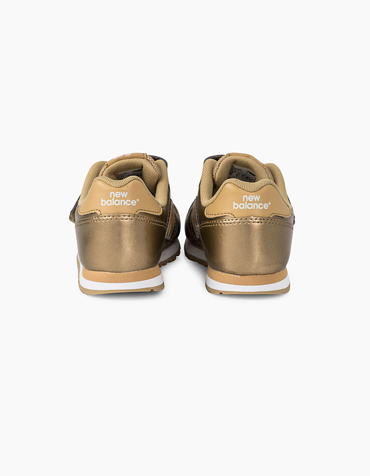 Girls' gold trainers-3