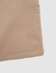 Beige Babyjungen-Jeansbermudas-4