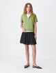Women's short black skater skirt-1