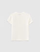Boys’ off-white skull image organic T-shirt-3