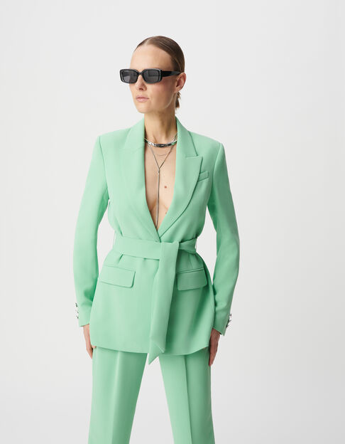 Americana verde de poliéster reciclado para Mujer - IKKS