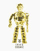 Camiseta blanco roto con robot niño -3
