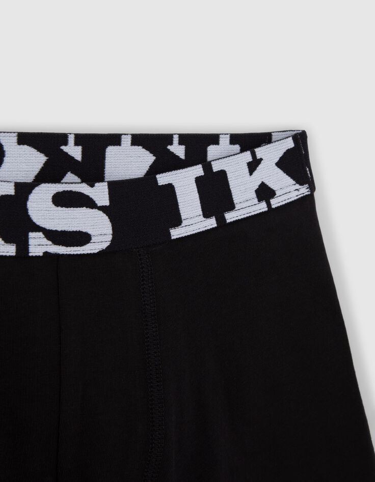 Boxers noir et kaki garçon-4
