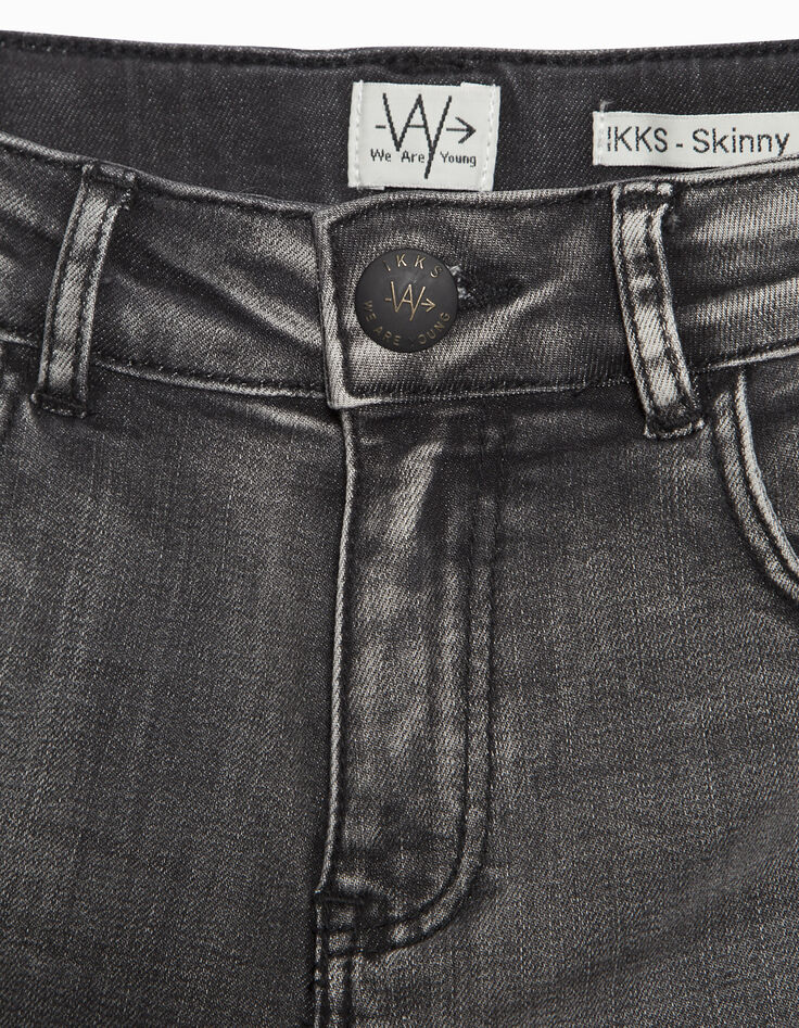 Boys' black skinny jeans-4