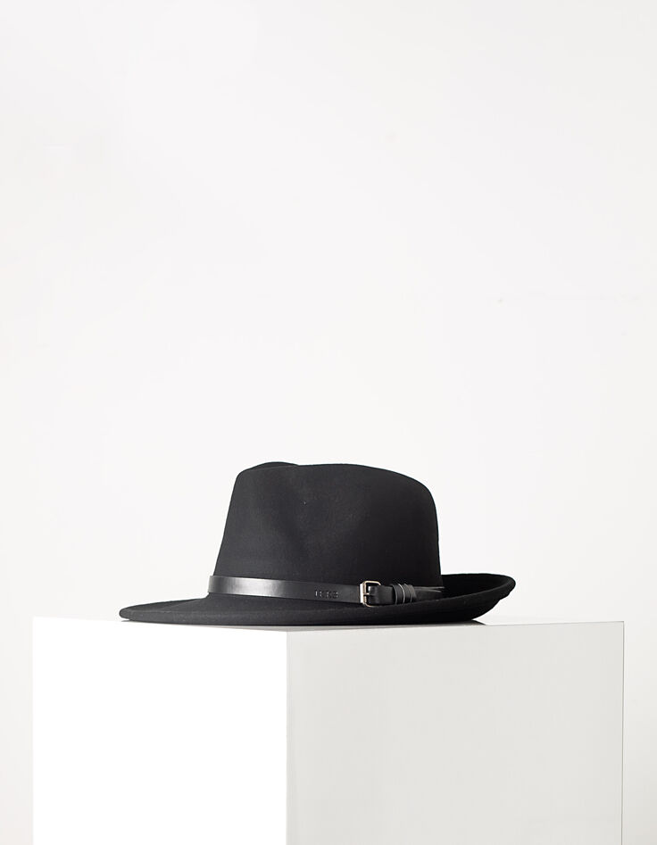 Chapeau noir femme-1