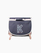 Cartable 38 cm rose poudré et navy K fille-1