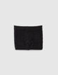 Snood noir tricot fantaisie fourré fille-3