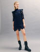 Women's navy blue lace dress-2