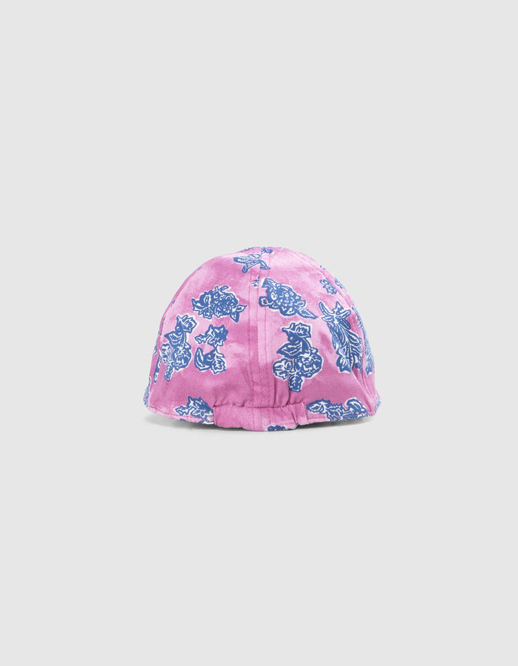 Wendeschirmmütze mit doppeltem Print für Babymädchen-3