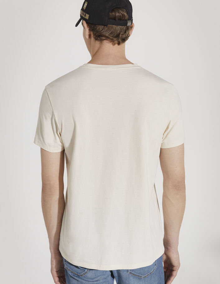 Camiseta crudo montañas caqui Hombre - IKKS