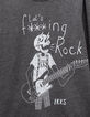 Boys' charcoal grey marl guitarist image T-shirt-2