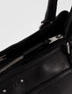 Sac cabas The Artist noir cuir Femme-6