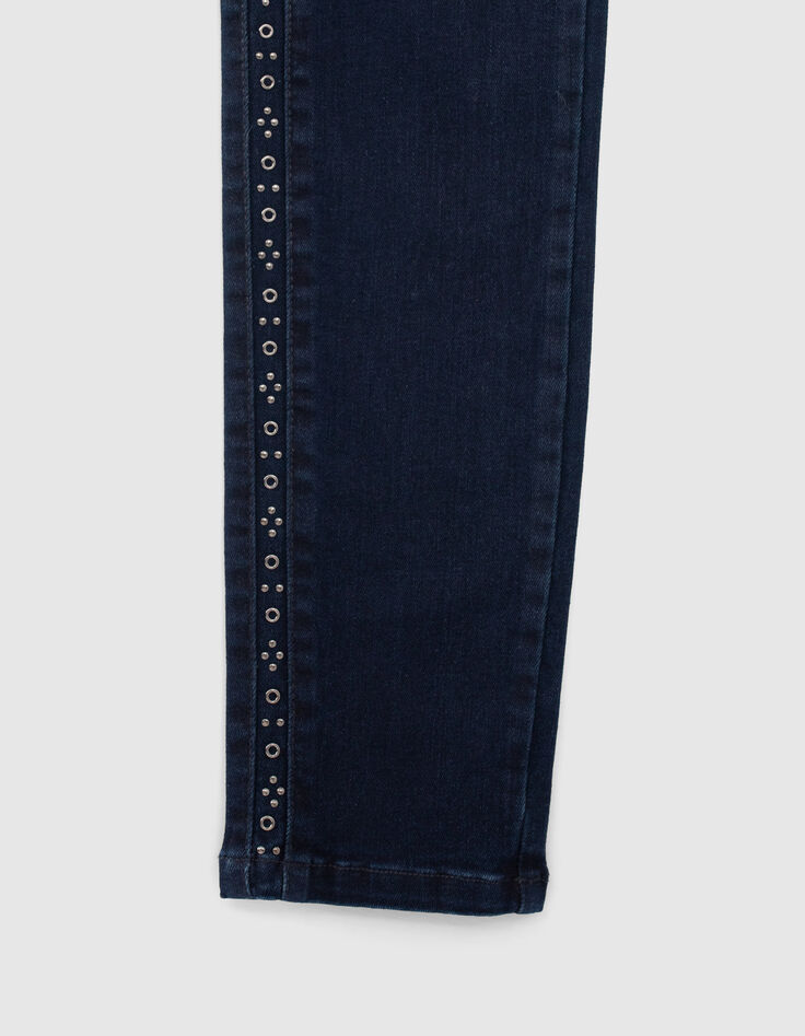 Women’s navy sculpt-up 7/8 slim jeans with eyelets-2 Women’s navy sculpt-up 7/8 slim jeans with eyelets-2