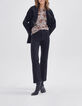 Women’s ecru sweater with paisley leopard print-4