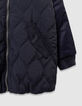Manteau marine matelassé parementure amovible fille-6