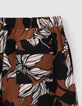 Bañador short chocolate reciclado maxi flores hombre-7