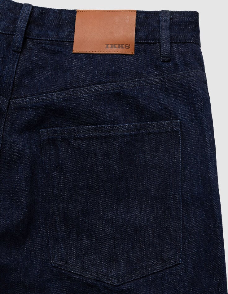 Blaue Gaucho Cropped Jeans Herren-6