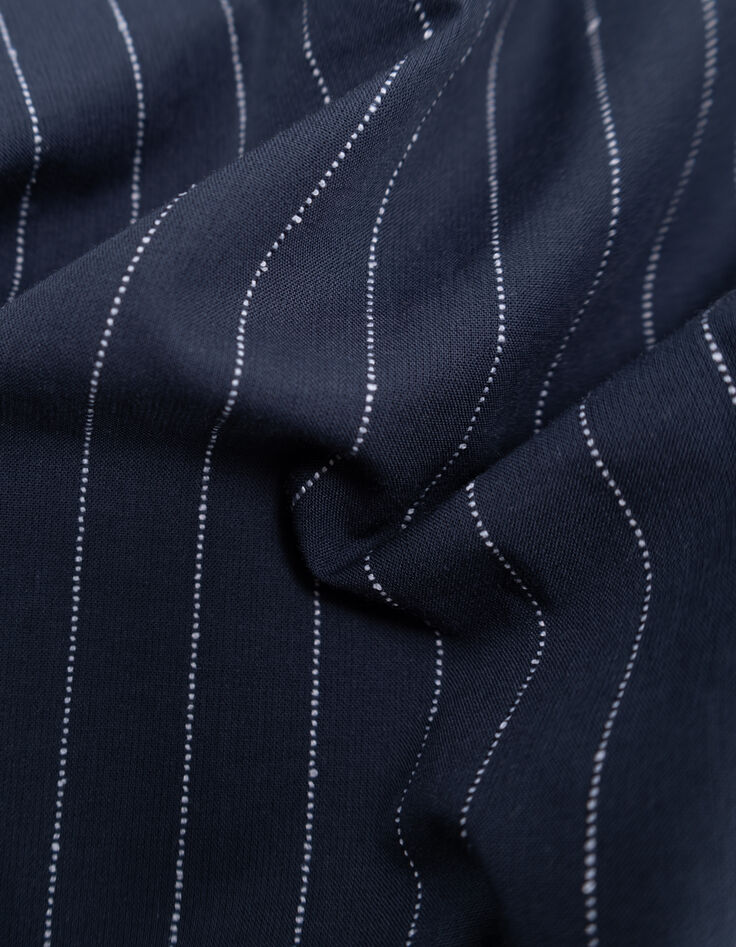 Tunique REGULAR encre motif rayures Homme-7