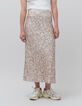 Jupe champagne brodée sequins Femme-7